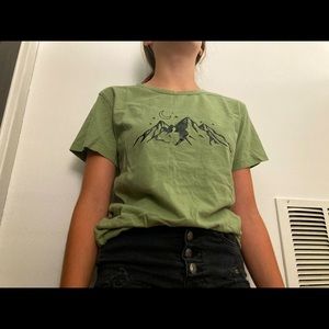 shein mountain tshirt